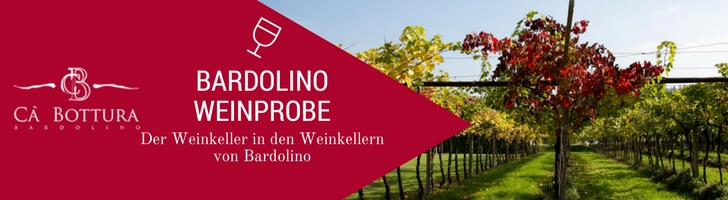 Weingut C Bottura Bardolino am Gardasee. Weinproben Rot und Weiss Wein