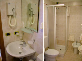 Agriturismo Zimmer sind mit eigenem Bad