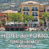 Hotel del Porto in Torri del Benaco am Gardasee.