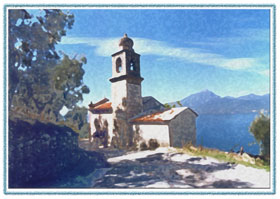 Kirche von San Siro in Crero von Torri del Benaco