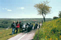 Motorradfhrer in Valpolicella