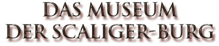 Das Museum der Scaliger Burg in Torri del Benaco am Gardasee, Italien. SCALIGERSCHLOSS 