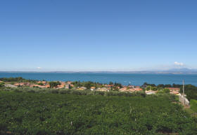 Panorama von Agriturismo Costadoro in Bardolino am Gardasee