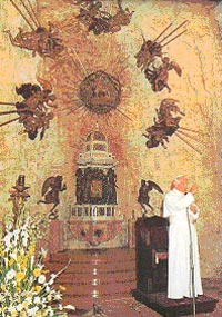 Der historische Besuch des  Heiligen Vaters Johannes Paul II.