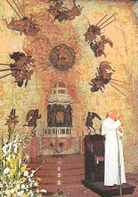 Der historische Besuch des  Heiligen Vaters Johannes Paul II.