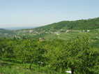 Motorradfährer in Valpolicella - Lessinia Motorradstrecken
