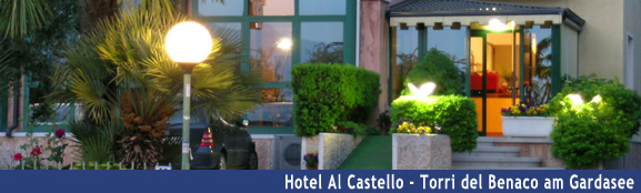 Hotel mit HP und B&B Al Castello in Torri del Benaco am Gardasee